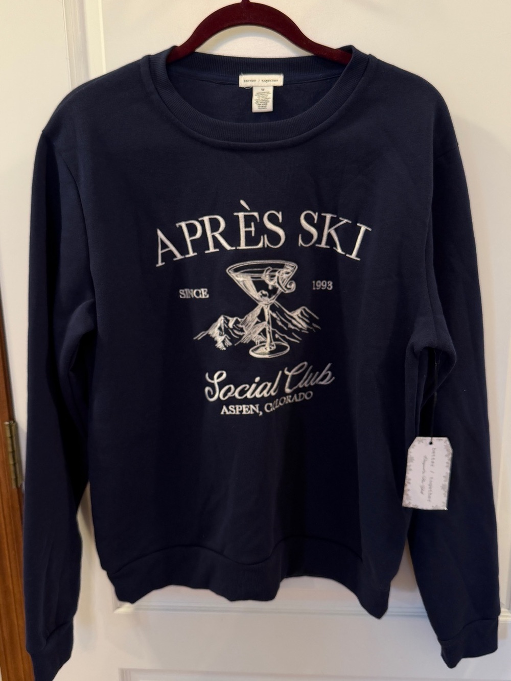 Après Ski Social Club Crewneck Sweatshirt - Navy